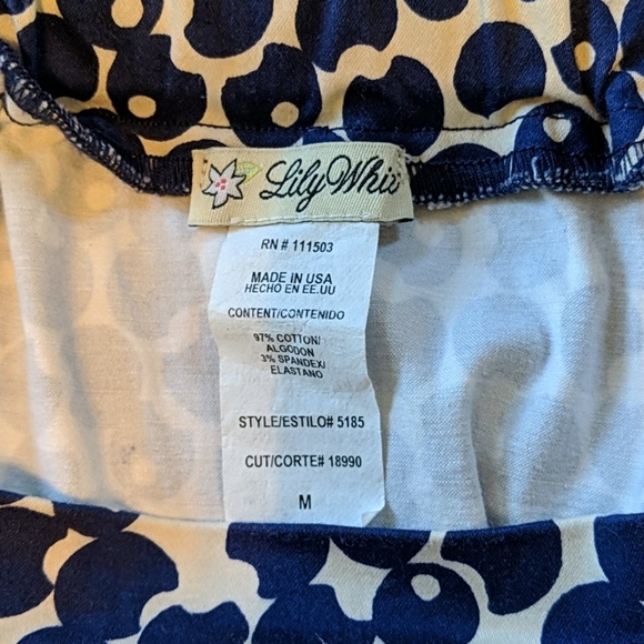 Lily White Print Skirt - Picture 3 of 5